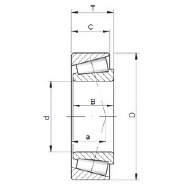 30,112 mm x 62 mm x 20,638 mm  ISO 15116/15245 تناقص الأسطوانة المحامل #3 image