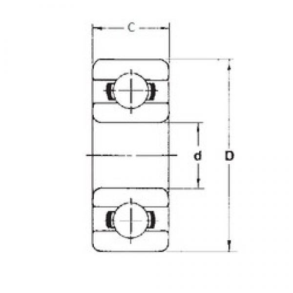 5 mm x 19 mm x 6 mm  FBJ 635ZZ الكرات الأخدود العميق #3 image