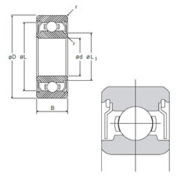 10 mm x 20 mm x 6 mm  NBZH MR2010ZZ الكرات الأخدود العميق #3 image