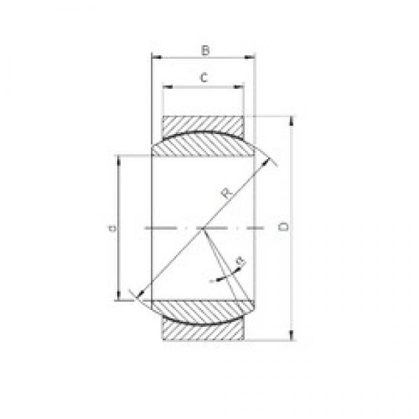 300 mm x 430 mm x 165 mm  ISO GE300UK-2RS محامل عادي #3 image