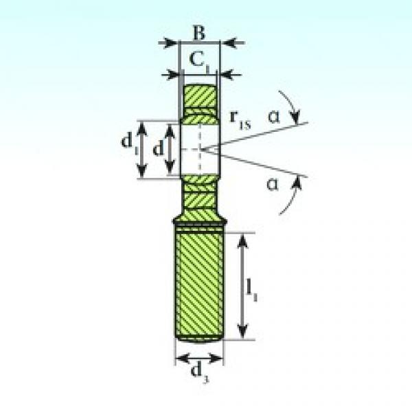 8 mm x 16 mm x 8 mm  ISB SA 8 C محامل عادي #3 image