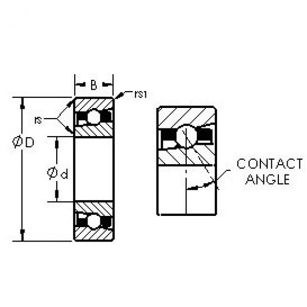 AST H71919AC الاتصال الكرات الزاوي #3 image