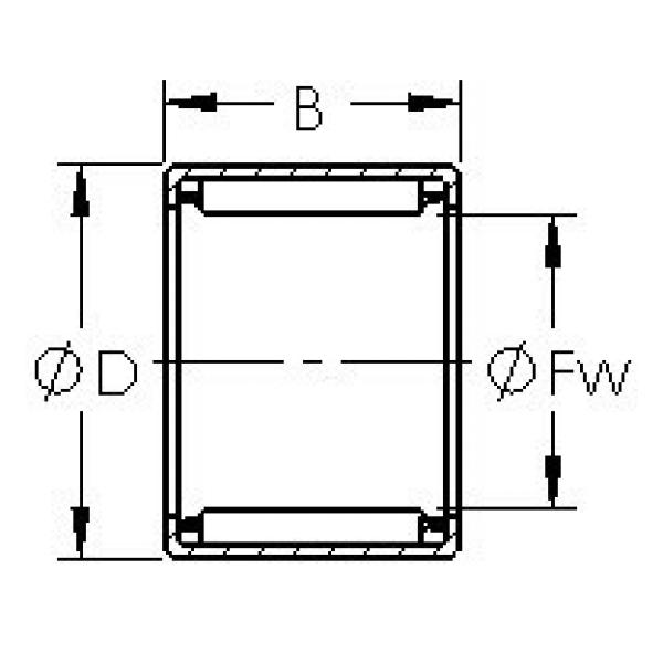 AST HK1312 محامل إبرة الأسطوانة #3 image