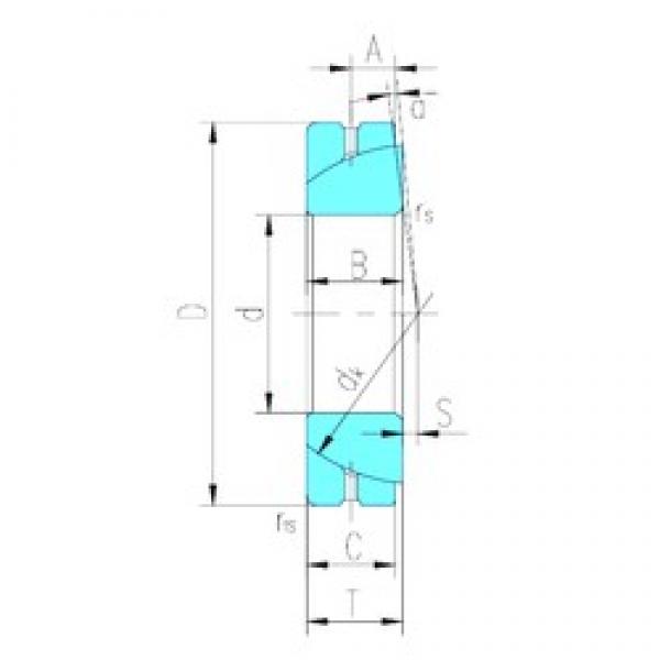 65 mm x 100 mm x 23 mm  LS GAC65S محامل عادي #3 image