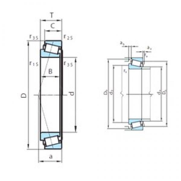 170 mm x 220 mm x 25 mm  PSL PSL 610-305 تناقص الأسطوانة المحامل #3 image