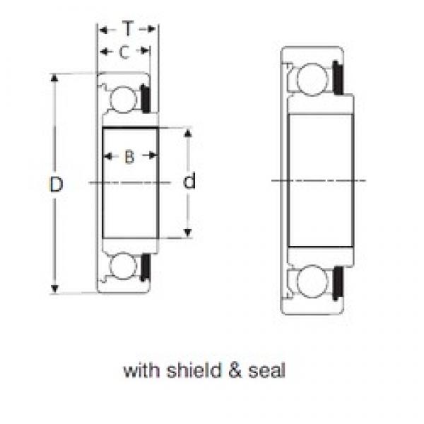 15 mm x 35 mm x 12,192 mm  SIGMA 87502 الكرات الأخدود العميق #3 image