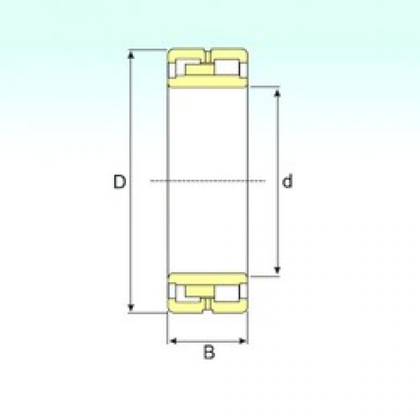 480 mm x 700 mm x 218 mm  ISB NNU 4096 KM/W33 محامل أسطوانية #3 image