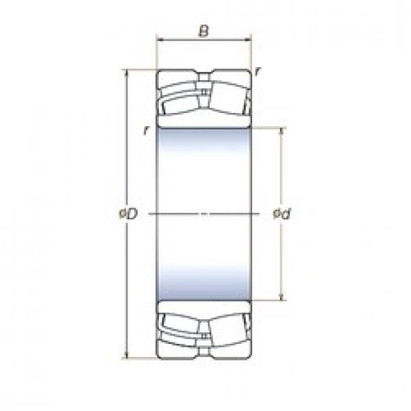 120 mm x 180 mm x 60 mm  NSK 24024SWRCg2E4 محامل كروية #3 image