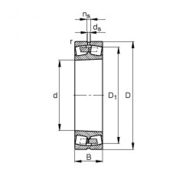 420 mm x 760 mm x 272 mm  FAG 23284-B-K-MB محامل كروية #3 image