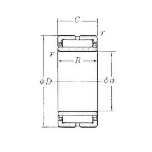 120 mm x 165 mm x 60 mm  NSK NA5924 محامل إبرة الأسطوانة #3 image