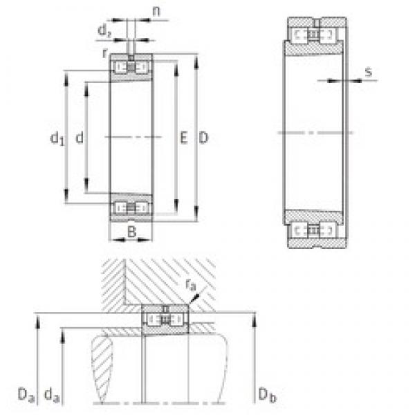 35 mm x 62 mm x 20 mm  INA NN3007-AS-K-M-SP محامل أسطوانية #3 image