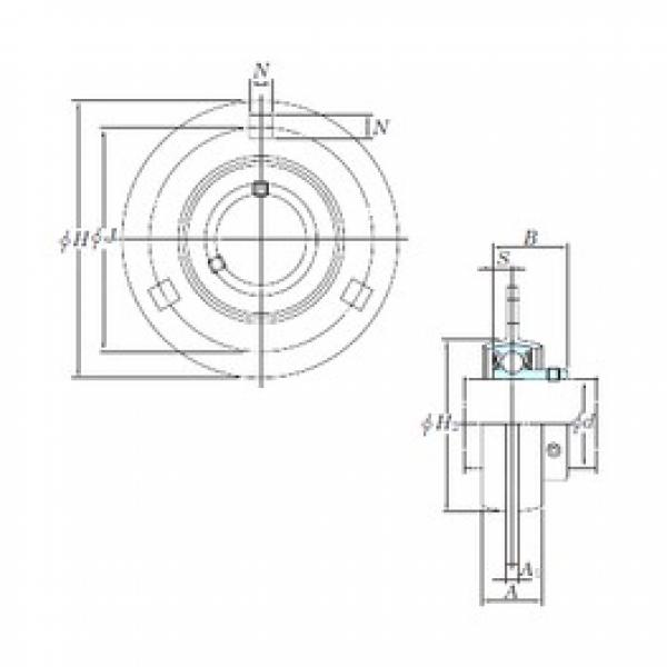 KOYO SBPF205-15 تحمل وحدات #3 image