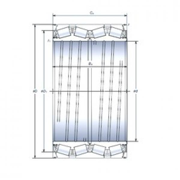 276,225 mm x 393,7 mm x 269,875 mm  NSK STF276KVS3952Eg تناقص الأسطوانة المحامل #3 image