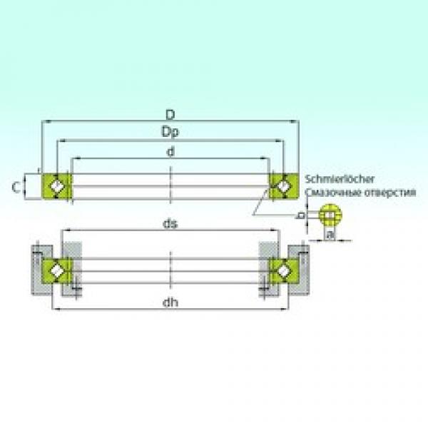 250 mm x 330 mm x 30 mm  ISB RB 25030 المحامل الدوارة الاتجاه #3 image