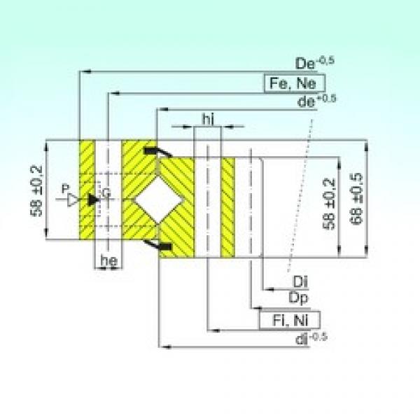 ISB ZR1.20.1904.400-1SPPN المحامل الدوارة الاتجاه #3 image