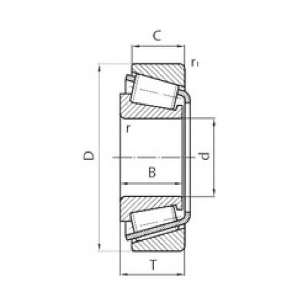 130 mm x 200 mm x 42 mm  CYSD 32026*2 تناقص الأسطوانة المحامل #3 image