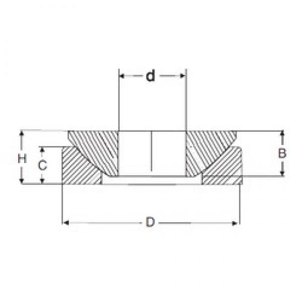 17 mm x 47 mm x 11,5 mm  SIGMA GE 17 AX محامل عادي #3 image