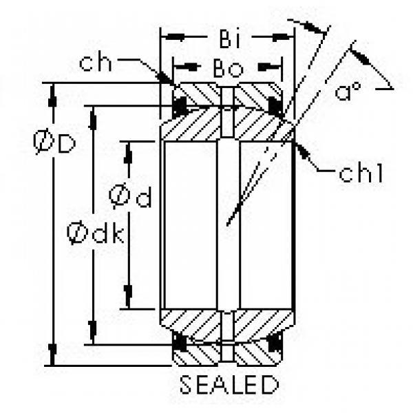 AST GEG50ES-2RS محامل عادي #3 image