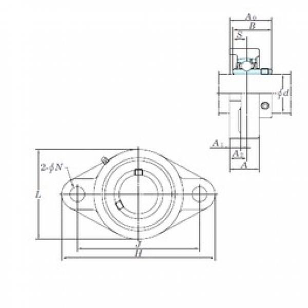 KOYO UCFL205-15E تحمل وحدات #3 image