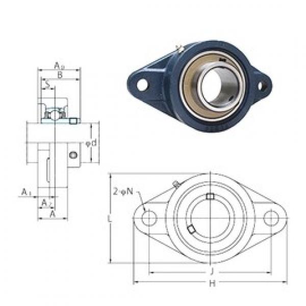 FYH UCFL212-38E تحمل وحدات #3 image