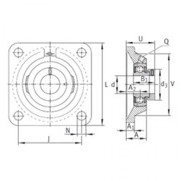 INA PCJ45 تحمل وحدات #3 image