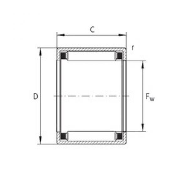 INA HK3520 محامل إبرة الأسطوانة #3 image