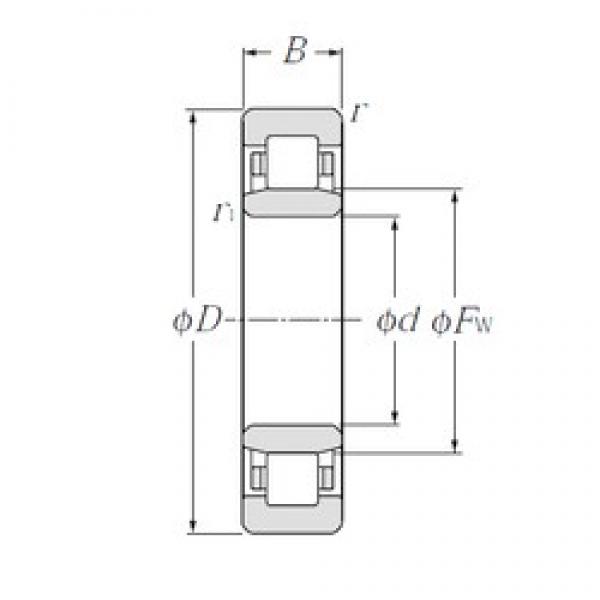 30 mm x 72 mm x 19 mm  CYSD NU306E محامل أسطوانية #3 image