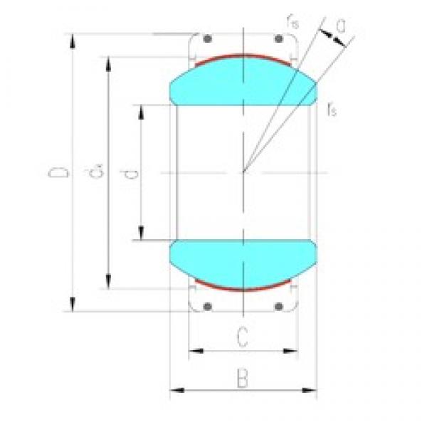 160 mm x 260 mm x 135 mm  LS GEG160XT-2RS محامل عادي #3 image