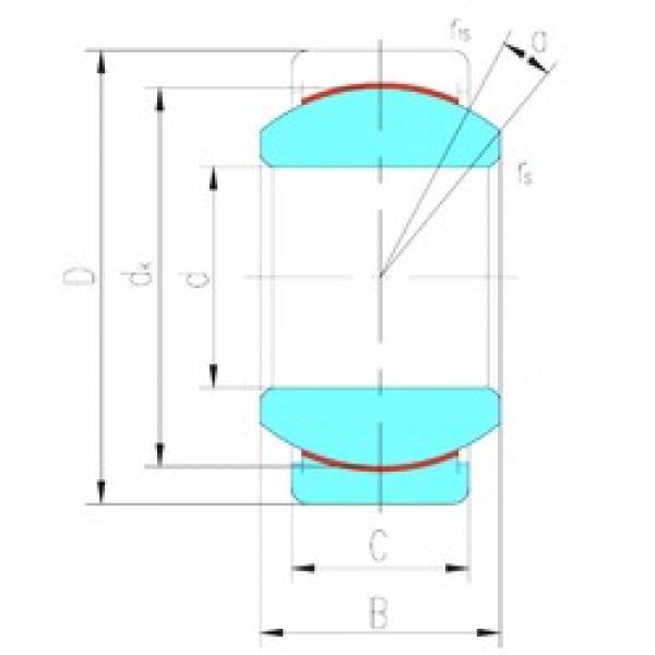 107,95 mm x 168,275 mm x 94,463 mm  LS GEZ107ET-2RS محامل عادي #3 image