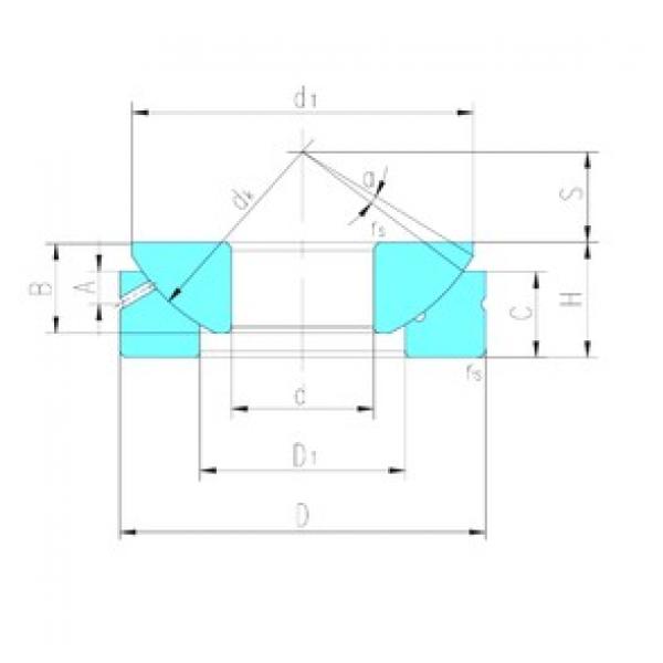 30 mm x 75 mm x 19 mm  LS GX30S محامل عادي #3 image