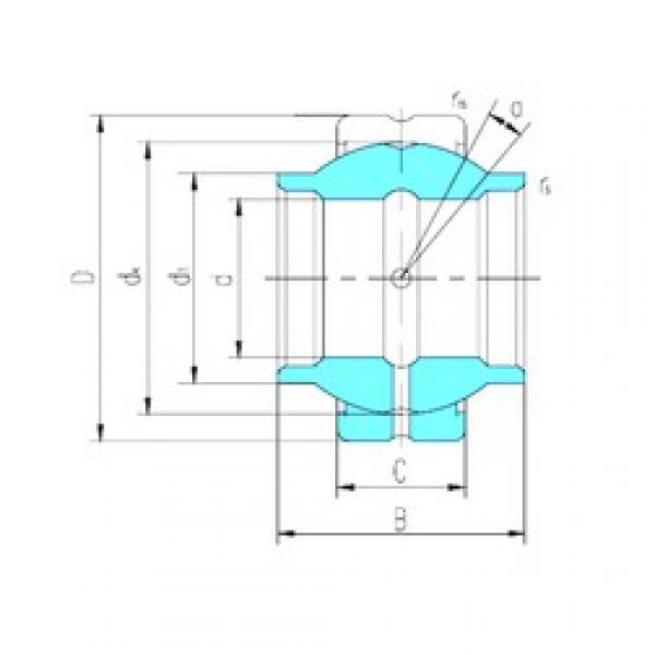 69,85 mm x 111,125 mm x 104,775 mm  LS GEWZ69ES-2RS محامل عادي #3 image