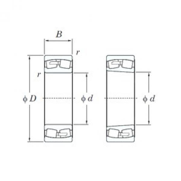 260 mm x 400 mm x 104 mm  KOYO 23052R محامل كروية #3 image