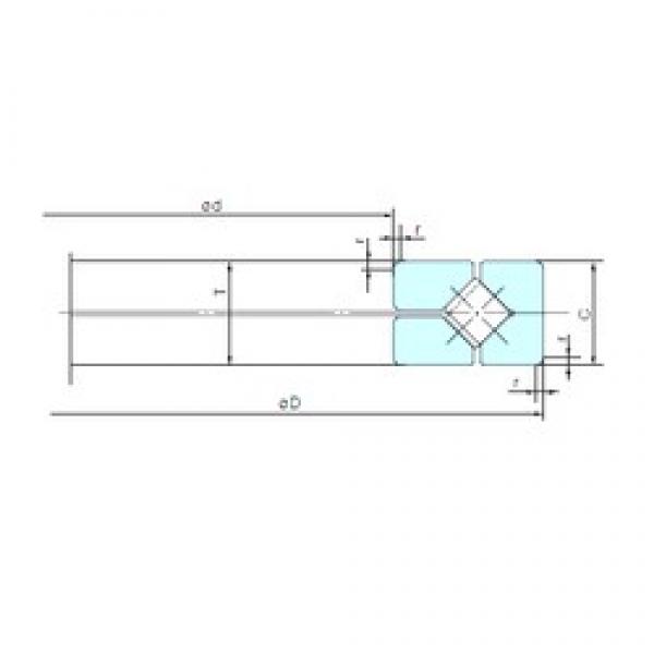 NACHI 950XRN117 المحامل الدوارة الاتجاه #3 image