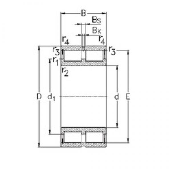 360 mm x 480 mm x 118 mm  NKE NNCL4972-V محامل أسطوانية #3 image