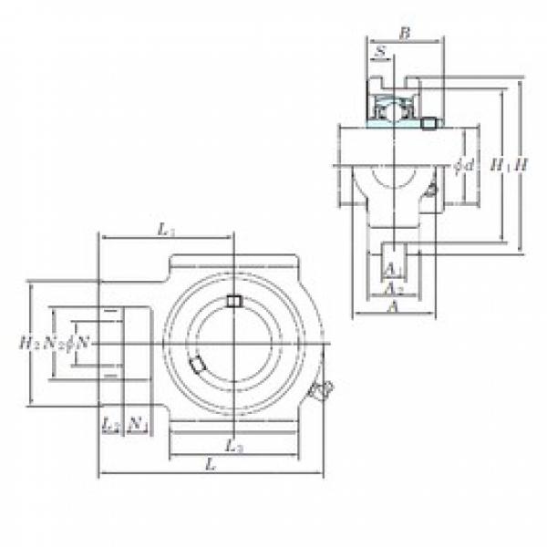 KOYO UCTX10E تحمل وحدات #3 image