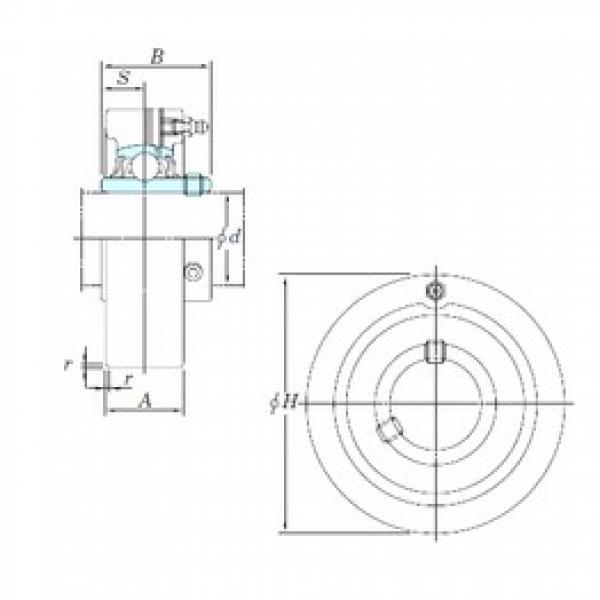 KOYO UCC207-22 تحمل وحدات #3 image