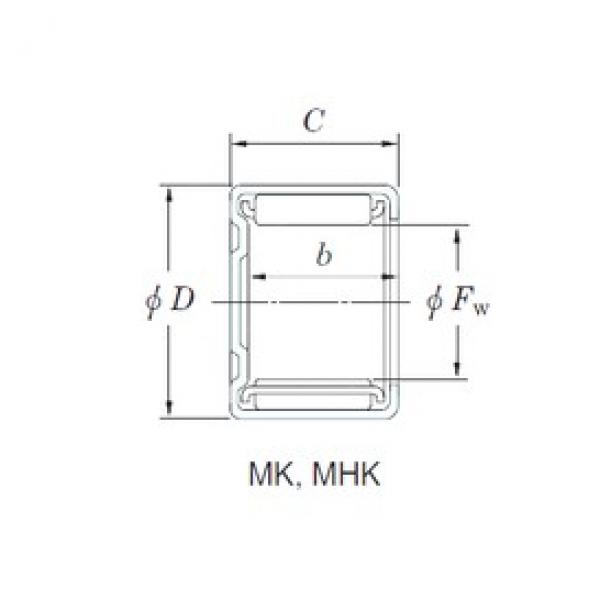 KOYO MK24161 محامل إبرة الأسطوانة #3 image