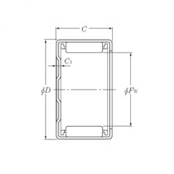 NTN BK1312 محامل إبرة الأسطوانة #3 image