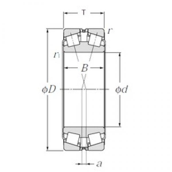 110 mm x 180 mm x 56 mm  NTN 323122 تناقص الأسطوانة المحامل #3 image