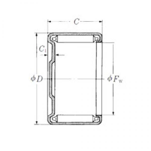 NSK M-14161 محامل إبرة الأسطوانة #3 image