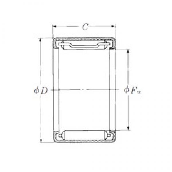 NSK FJL-3515 محامل إبرة الأسطوانة #3 image