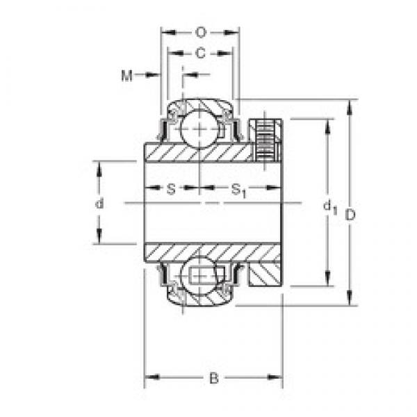 41,275 mm x 85 mm x 46,83 mm  Timken GC1110KRRB الكرات الأخدود العميق #3 image