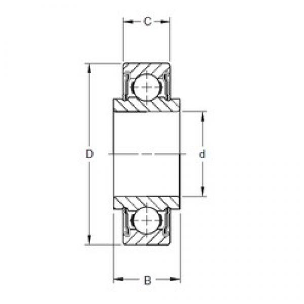 10 mm x 30 mm x 16,4 mm  Timken 200KRR3 الكرات الأخدود العميق #3 image