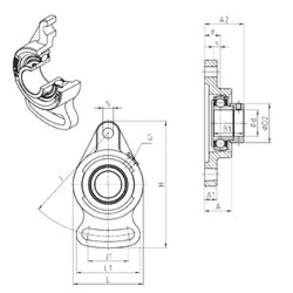 SNR ESFA208 تحمل وحدات #3 image