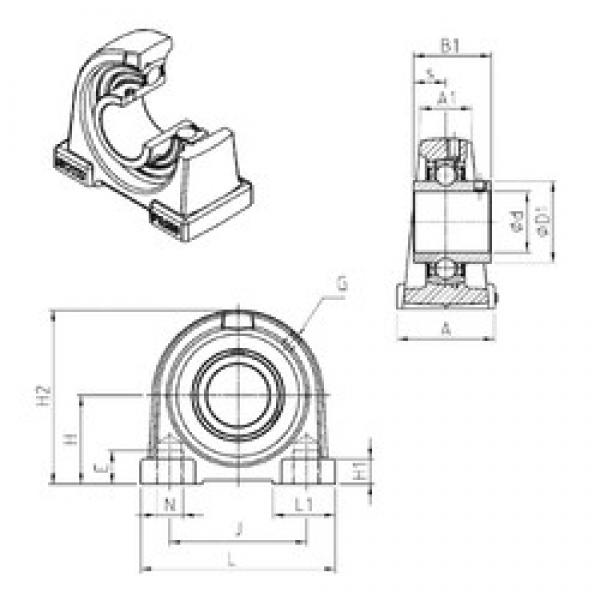 SNR UCPA204 تحمل وحدات #3 image