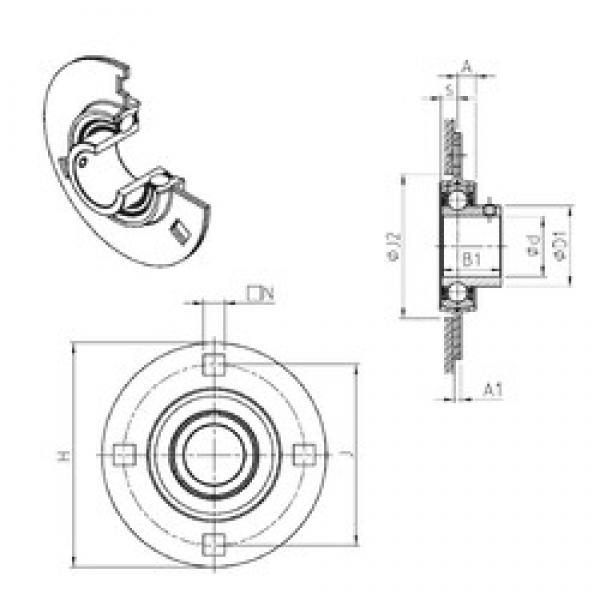 SNR USPF210 تحمل وحدات #3 image