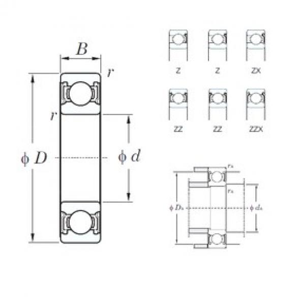 150 mm x 270 mm x 45 mm  KOYO 6230ZX الكرات الأخدود العميق #3 image