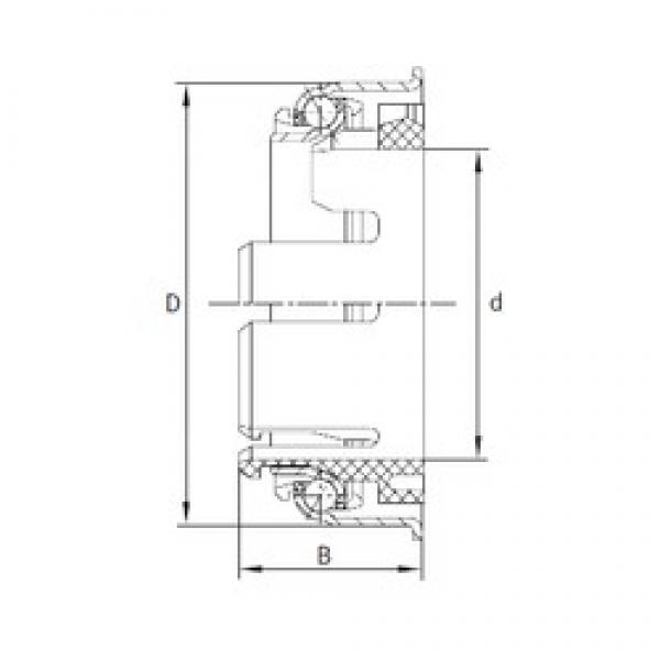 INA F-209400 الاتصال الكرات الزاوي #3 image