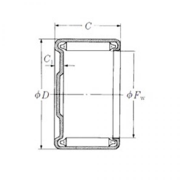 NSK MNF-1420 محامل إبرة الأسطوانة #3 image