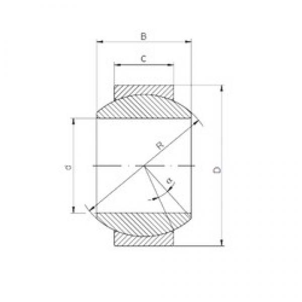 110 mm x 180 mm x 100 mm  ISO GE 110 HS-2RS محامل عادي #3 image